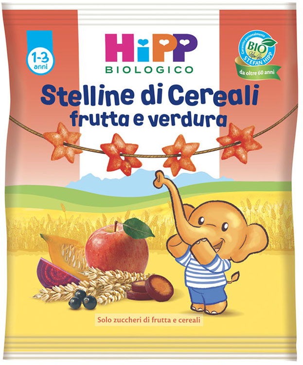 HIPP BIO STELLINE FRUTTA VERDURA 30 G - Farmacia Bartoli