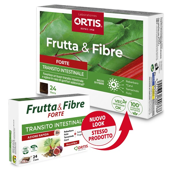FRUTTA & FIBRE FORTE 24 CUBETTI - Farmacia Bartoli