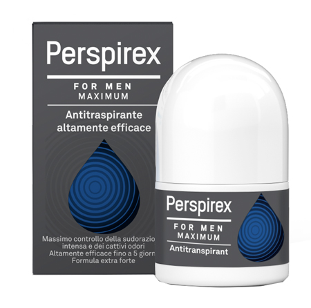 PERSPIREX FOR MEN MAXIMUM ANTITRASPIRANTE ROLL ON 20 ML - Farmacia Bartoli