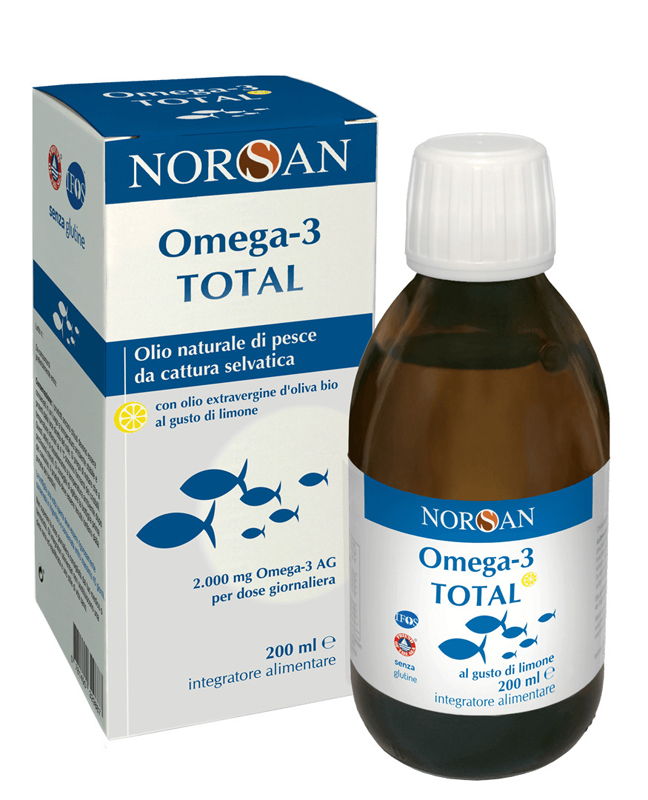 NORSAN OMEGA 3 TOTAL 200 ML GUSTO LIMONE - Farmacia Bartoli