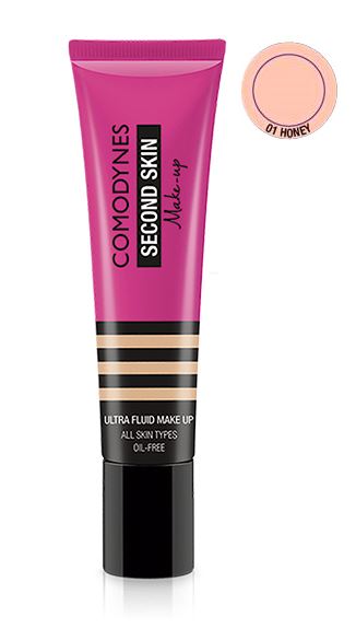 CCC SECOND SKIN FOUNDATION 01 HONEY - Farmacia Bartoli