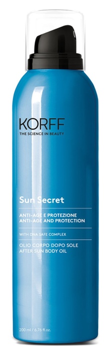 KORFF SUN SECRET OLIO CORPO DOPOSOLE 200 ML - Farmacia Bartoli