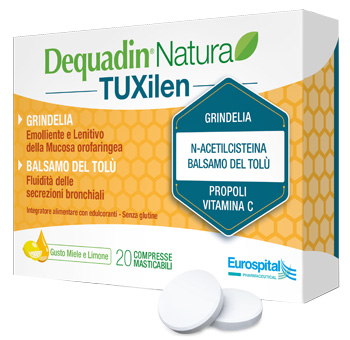 DEQUADIN NATURA TUXILEN 20 COMPRESSE - Farmacia Bartoli