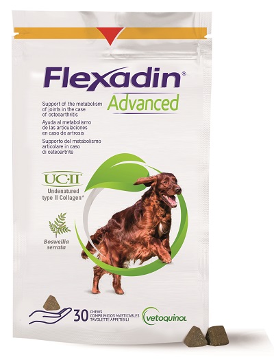 FLEXADIN ADVANCED CANE TUTTE LE TAGLIE 30 TAVOLETTE APPETIBILI - Farmacia Bartoli
