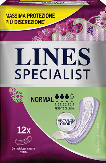 LINES SPECIALIST PANNOLONE NORMAL FARMA 12 PEZZI - Farmacia Bartoli