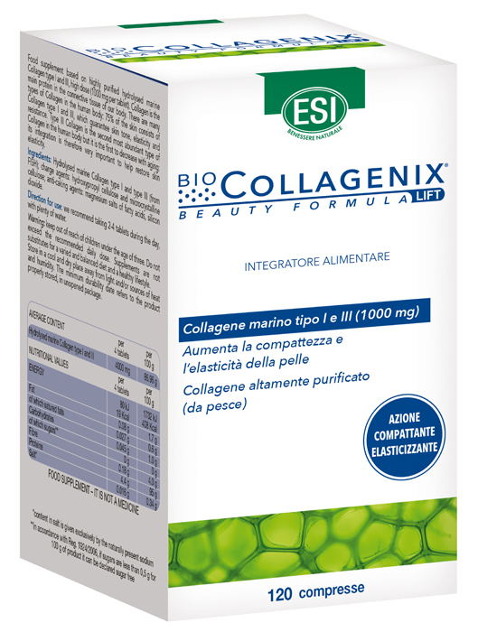 ESI BIOCOLLAGENIX 120 COMPRESSE - Farmacia Bartoli