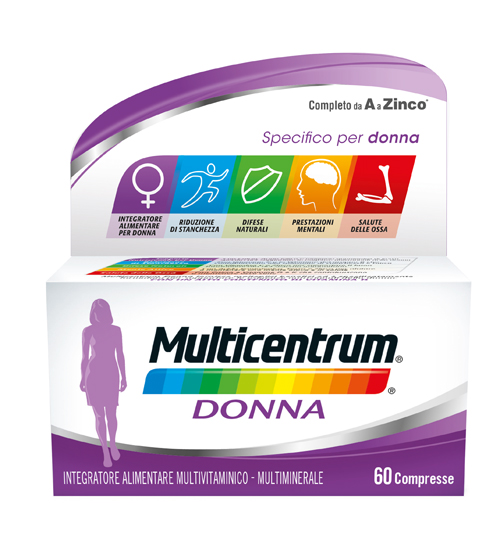 MULTICENTRUM DONNA 60 COMPRESSE - Farmacia Bartoli