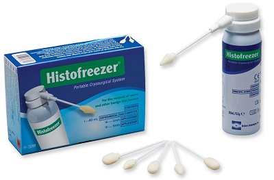 HISTOFREEZER MIX MINI KIT PER CRIOTERAPIA 1 BOMBOLETTA DI AEROSOL DA 80 ML + 16 APPLICATORI DA 2MM + 16 APPLICATORI DA 5 MM - Farmacia Bartoli