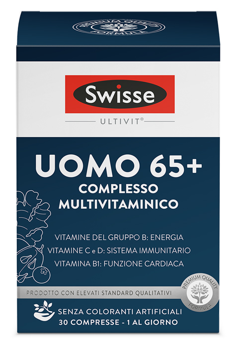 SWISSE UOMO 65+ COMPLESSO MULTIVITAMINICO 30 COMPRESSE - Farmacia Bartoli