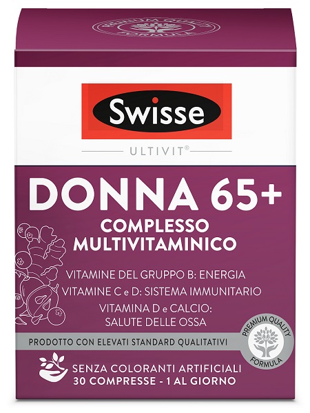 SWISSE DONNA 65+ COMPLESSO MULTIVITAMINICO 30 COMPRESSE - Farmacia Bartoli