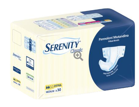 SERENITY PANNOLONE A MUTANDINA CLASSIC EXTRA XL 15 PEZZI - Farmacia Bartoli
