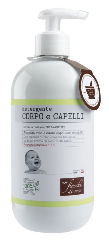 FIOCCHI DI RISO DETERGENTE CORPO/CAPELLI TALCO 400 ML - Farmacia Bartoli