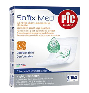 CEROTTO IN TNT ADESIVO CON COMPRESSA ASSORBENTE PIC SOFFIX MED 15X10 CM - Farmacia Bartoli