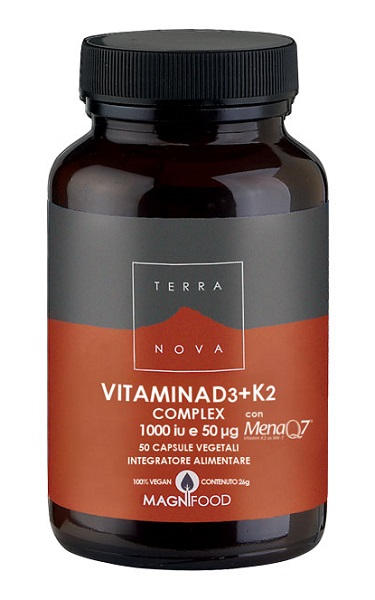 TERRANOVA VITAMINA D3 + K2 50 CAPSULE - Farmacia Bartoli