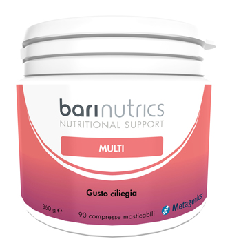 BARINUTRICS MULTI CILIEGIA 90 COMPRESSE - Farmacia Bartoli