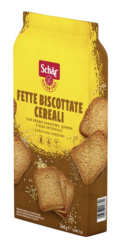 SCHAR FETTE BISCOTTATE CEREALI 3 PORZIONI DA 86,7 G - Farmacia Bartoli