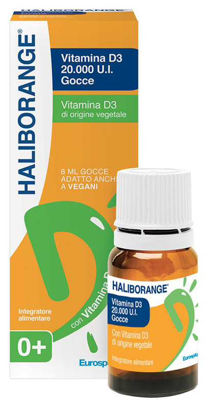 HALIBORANGE VITAMINA D3 20000 UI GOCCE 8 ML - Farmacia Bartoli
