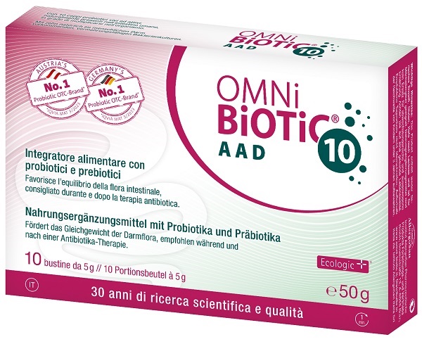 OMNI BIOTIC 10 AAD 10 BUSTINE DA 5 G - Farmacia Bartoli