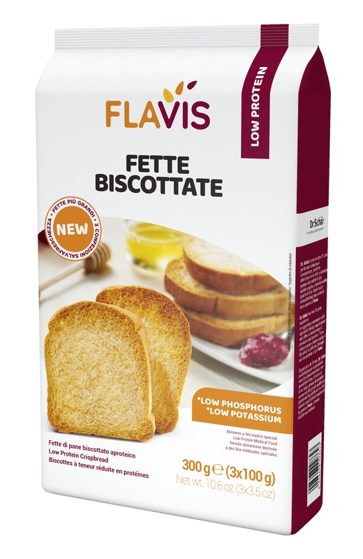 FLAVIS FETTE BISCOTTATE APROTEICHE 300 G - Farmacia Bartoli