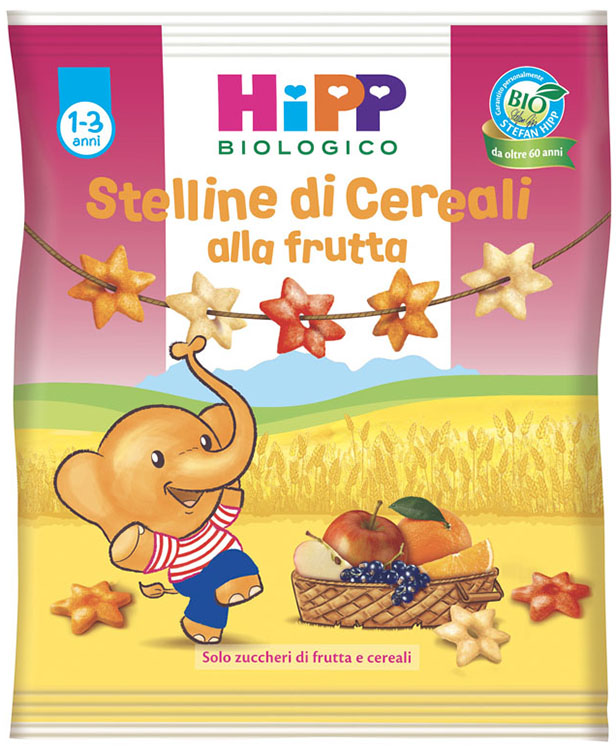 HIPP BIO STELLINE DI CEREALI ALLA FRUTTA 30 G - Farmacia Bartoli
