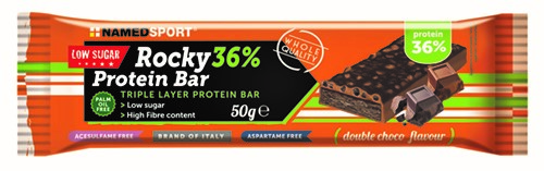 ROCKY 36% PROTEIN BAR DOUBLE CHOCO BARRETTA 50 G - Farmacia Bartoli