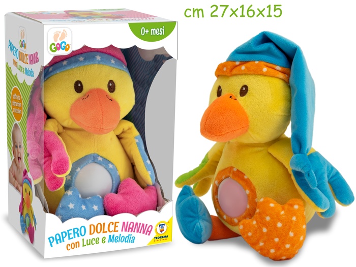 GOGO PAPERO CON LUCE E MUSICA 2 COLORI 22 CM - Farmacia Bartoli