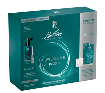DEFENCE KS BIPACK TRATTAMENTO ANTICADUTA + INTEGRATORE 30 COMPRESSE - Farmacia Bartoli