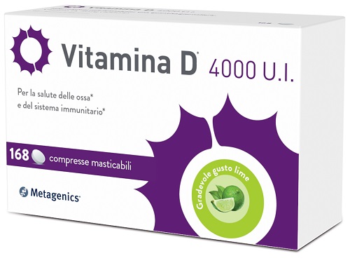 VITAMINA D 4000UI 168 COMPRESSE MASTICABILI - Farmacia Bartoli
