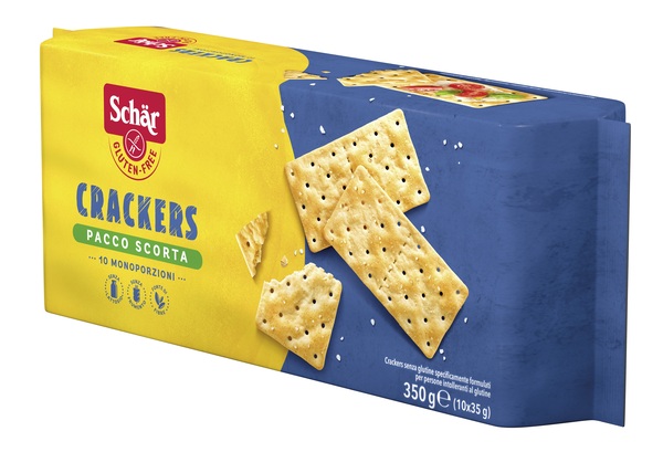 SCHAR CRACKERS SENZA LATTOSIO PACCO SCORTA 10 MONOPORZIONI DA 35 G - Farmacia Bartoli