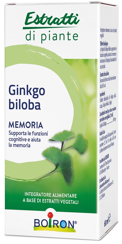 GINKGO BILOBA BOIRON ESTRATTO IDROALCOLICO 60 ML - Farmacia Bartoli