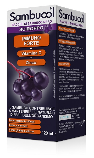 SAMBUCOL IMMUNO FORTE SCIROPPO 120 ML - Farmacia Bartoli