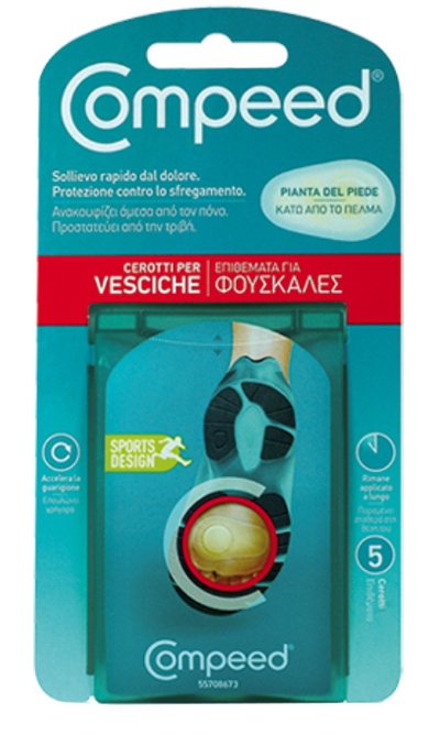 COMPEED CEROTTI PER VESCICHE PIANTA PIEDE SPORT 5 PEZZI - Farmacia Bartoli
