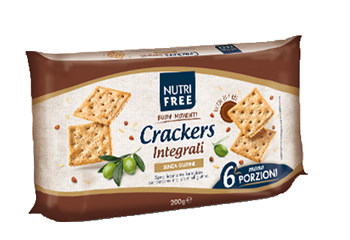 NUTRIFREE CRACKERS INTEGRALI 33,4 G X 6 PEZZI - Farmacia Bartoli