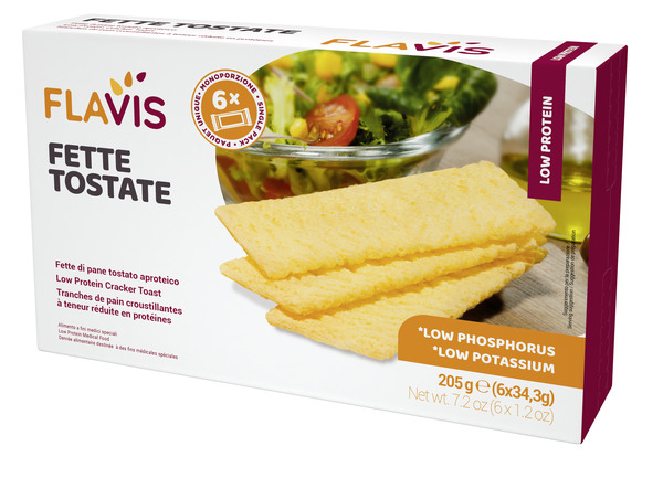 FLAVIS FETTE TOSTATE APROTEICHE 6 PORZIONI DA 34,3 G - Farmacia Bartoli