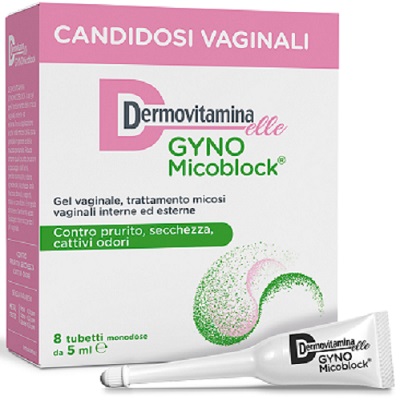 DERMOVITAMINA GYNOMICOBLOCK M 8 TUBETTI MONODOSE 5 ML - Farmacia Bartoli