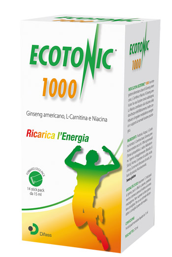 ECOTONIC 1000 14 STICK PACK 15 ML - Farmacia Bartoli