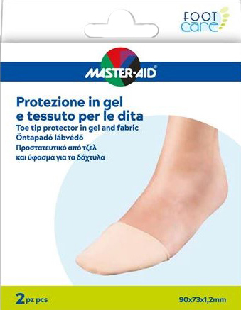 PROTEZIONE IN GEL E TESSUTO MASTER-AID FOOTCARE PUNTA DEI PIEDI 2 PEZZI C16 - Farmacia Bartoli