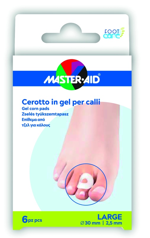 CEROTTO PROTEZIONE CALLI MASTER-AID FOOTCARE IN GEL LARGE 6 PEZZI B11 - Farmacia Bartoli