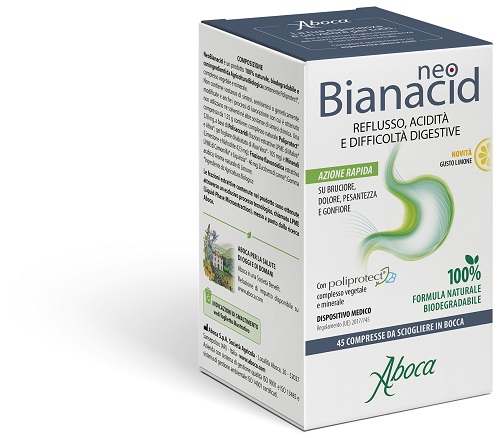NEOBIANACID 45 COMPRESSE LIMONE - Farmacia Bartoli
