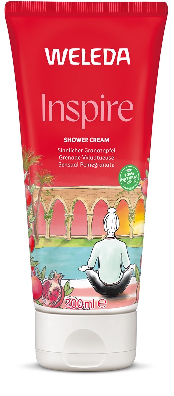 WELEDA INSPIRE DOCCIA CREMOSA MELOGRANO 200 ML - Farmacia Bartoli
