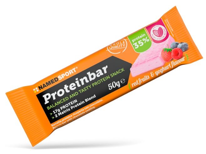 PROTEINBAR RED FRUITS & YOGHURT BARRETTA 50 G - Farmacia Bartoli