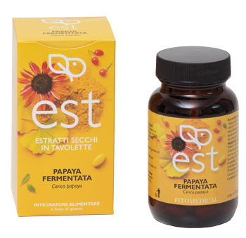 PAPAYA FERMENTATA ESTRATTO SECCO 60 TAVOLETTE - Farmacia Bartoli