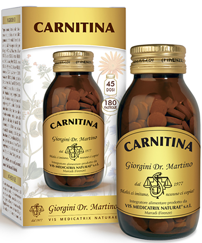 CARNITINA 180 PASTIGLIE - Farmacia Bartoli