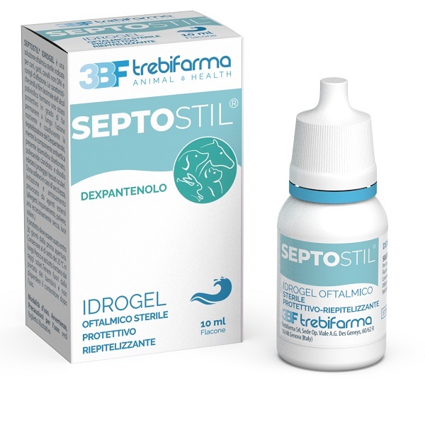 SEPTOSTIL SOLUZIONE OFTALMICA IDRATANTE EPITELIO PROTETTIVA LENITIVA LUBRIFICANTE PER CANI E GATTI 10 ML - Farmacia Bartoli