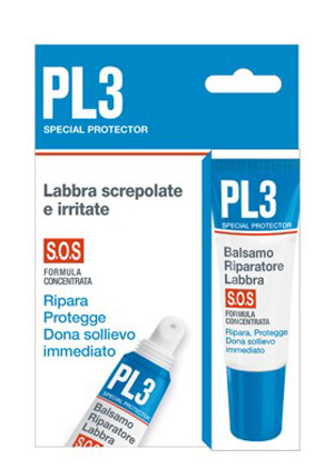 PL3 BALSAMO RIPARATORE LABBRA SOS CON ASTUCCIO 7,5 ML - Farmacia Bartoli