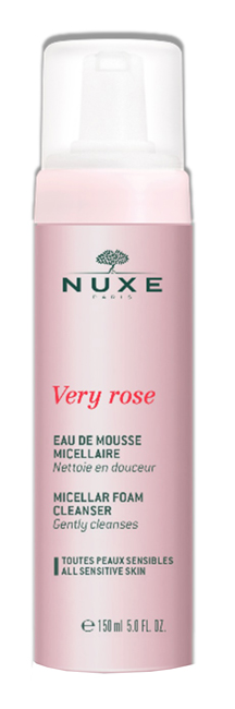 NUXE VERY ROSE MOUSSE LEGGERA DETERGENTE 150 ML - Farmacia Bartoli
