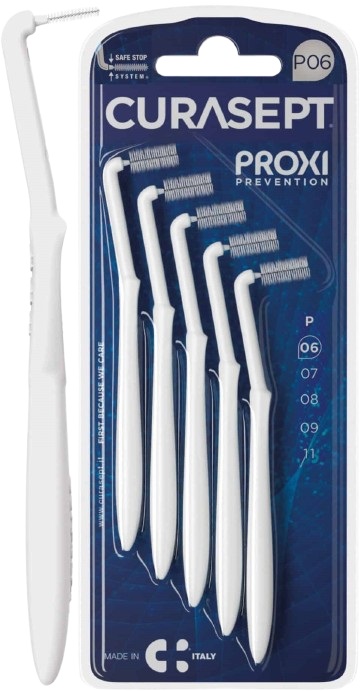 CURASEPT PROXI ANGLE P06 BIANCO/WHITE 5 PEZZI - Farmacia Bartoli