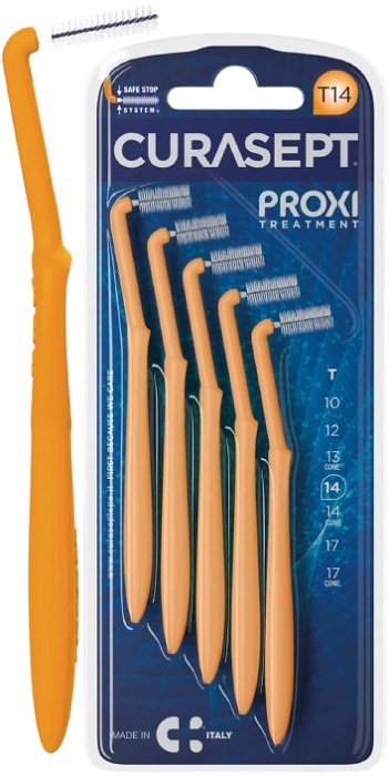 CURASEPT PROXI ANGLE P08 ARANTIO CHIARO/TANGERINO 5 PEZZI - Farmacia Bartoli