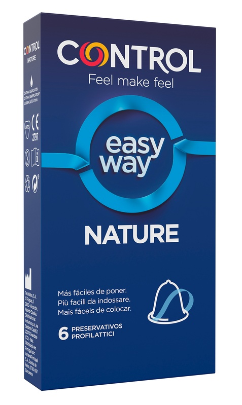PROFILATTICO CONTROL EASY WAY NATURE 6 PEZZI - Farmacia Bartoli