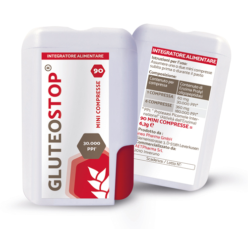 GLUTEOSTOP 90 MINI TABLETS - Farmacia Bartoli